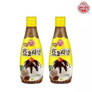 [셀러허브]오뚜기 달콤한 쵸코시럽 220g 2개 초코시럽 아이스크림 (S15923805)