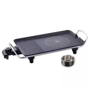 고기불판 키친플라워 전기 그릴 고기 불판 와이드 그릴팬 66cm