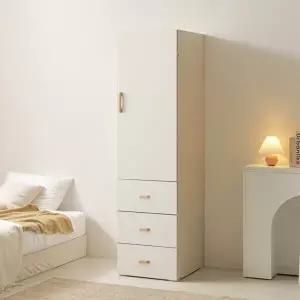 아르메 오브제 LPM 키큰장_도어 500 3단서랍 옷장