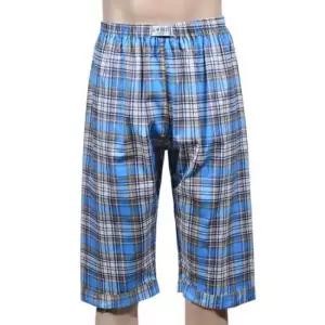 (평화) 특수 실켓가공 남성 무늬 8부 파자마 여름 여성 할머니