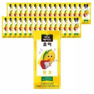 [셀러허브]코카 미닛메이드 조이 망고 195ml X 32팩 주스 팩 음료 (S19389982)