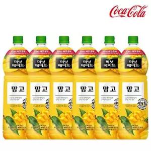 [셀러허브]코카 미닛메이드 망고 1.5L X 6ea/ PET 주스 과일 음료수 (S16998630)