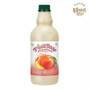[셀러허브]대상 복음자리 자두 복숭아 베이스 1.8kg 음료 에이드 농축액 (S32539335)