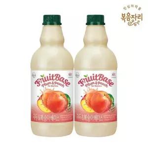 [셀러허브]대상 복음자리 자두 복숭아 베이스 1.8kg X 2개 음료 에이드 (S32539347)
