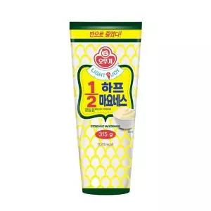 [셀러허브]오뚜기LIGHTJOY 1/2하프마요네스 315g 저당 저칼로리 소스 (S37456719)
