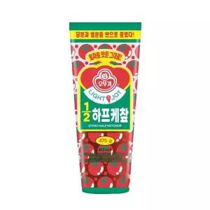 [셀러허브]오뚜기 LIGHTJOY 1/2 하프 케찹 475g 저당 저칼로리 소스 (S37456884)