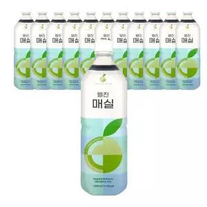 [셀러허브]웰진 매실 1L X 12개 아이스티 과일원액 희석음료 (S30462194)
