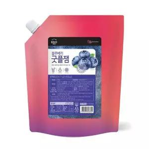 [셀러허브]대상 복음자리 블루베리 굿플잼 1kg 과육 음료 베이커리 (S34170037)