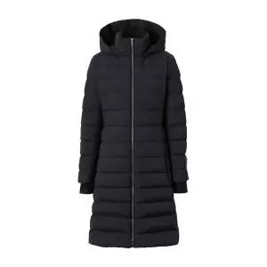 버버리 뉴브릿지 구스다운 슬림핏 롱패딩 블랙 80185571 Black