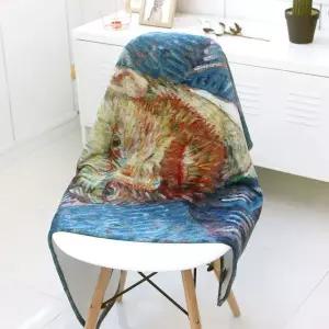 반고흐 명화 담요 자화상 방한용품 낮잠이불 패브릭 MVZ4+1NnZ