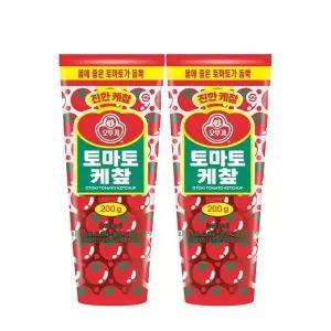 [셀러허브]오뚜기 토마토케찹 200g X 2개 (S47905930)