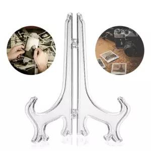 투명 플라스틱 액자 받침거치대 중 DD-10944 액자받침대 액자전시 액자장식품 접시진열