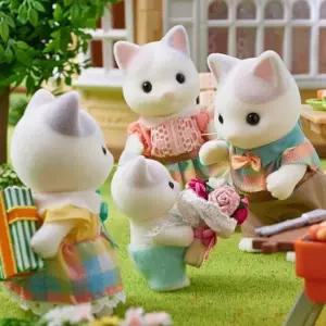 실바니안 패밀리 라떼 고양이가족 인형 피규어 장난감