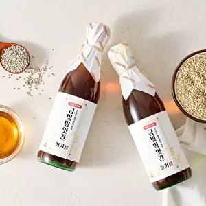 [신세계라이브쇼핑][산해직송] 금빛방앗간 [선물세트] 참기름 350ml + 들기름 350ml