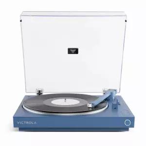 빅트롤라 LP 플레이어 턴테이블 스피커 블루투스 입문 LP판 Automatic 블루 [H@lu]