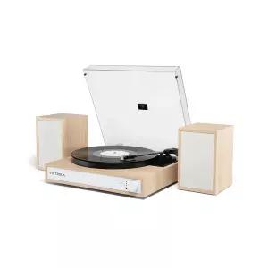 빅빅트롤라 LP 플레이어 턴테이블 스피커 블루투스 LP판 입문 하모니 시스템 내추럴 [H@lu]