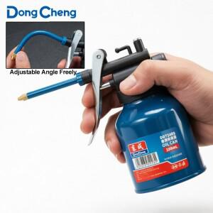 구리 노즐이 있는 금속 오일 캔 250ml, 긴 주둥이 윤활유 포트, 자동차, 기계 도구용 휴대용 그리스 디스펜
