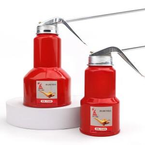 1개 250ml-500ml 오일 캔 스파우트 엄지 펌프 작업장 병 고압 팟 스프레이 노즐 그리스 건