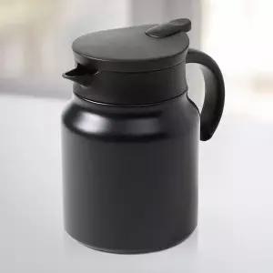 티웨어 UK00YY67 이중진공 보온주전자(900ml) 무광블랙 차포트