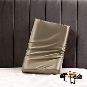 메모리 라텍스 베개 커버 쿠션 스킨 30X50CM 40X60 보호 장식 실크 솔리드 새틴