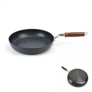 업소용 GL97YA30 우드손잡이 후라이팬 32cm 생선 경질 프라이팬