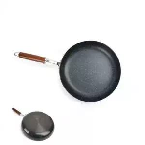 프라이팬 MK43NV50 후라이팬 생선 경질 34cm 우드손잡이 업소용