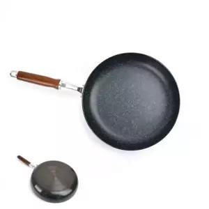 프라이팬 JW94RU09 후라이팬 우드손잡이 생선 업소용 경질 36cm