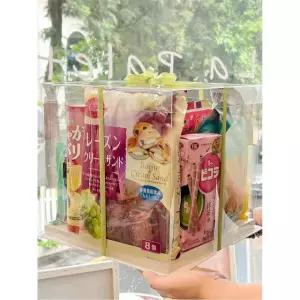 30 케이크상자 투명 원형박스 대형 네이 3호 205 롤케이크 호두파이