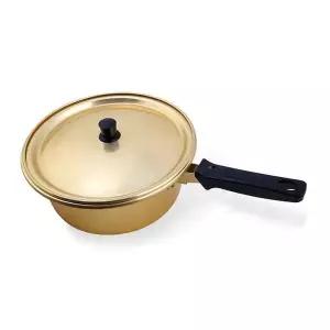 22cm WR49US80 노란색 손잡이 라면용 경량 냄비 프라이팬 조리기구