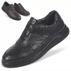 [신사야]가죽 패턴 밴딩 컴포트 캐주얼화 MSSY028