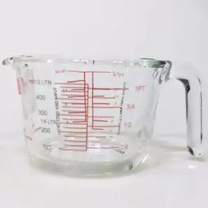 [RIZPICK]퓨어 계량컵 비커 250mL 베이킹 내열 유리 용량컵 계량컵 비커