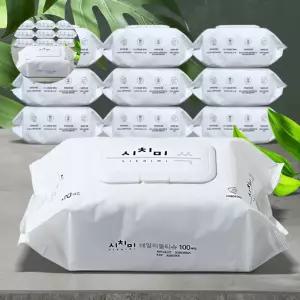 물티슈 대용량 아기 신생아 두꺼운 물휴지 100매 10팩
