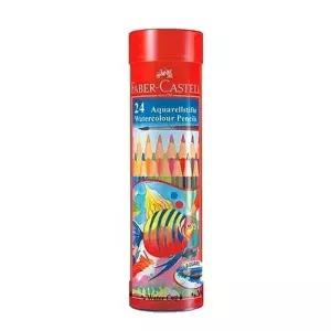 파버카스텔 색연필 24색 수채 라운드틴 11 59 24 미술용품 둥근통7004