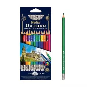 [아트박스]/호사문구 마패드 833510 옥스포드 지워지는 색연필 12색