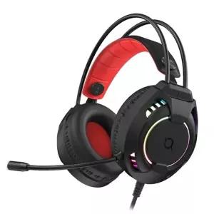 COX V800 가상 7.1 ENC RGB 진동 게이밍 헤드셋 블랙 [H@lu]