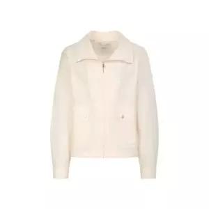 [하프클럽/셀러허브_여성트랜드패션]헤지스 여성 경량 혼방 숏 점퍼 크림 HS