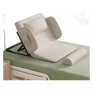 전동 침대 등받이 매트 분리 의자 회색 2단 병상베드