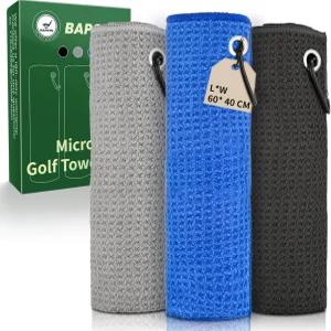 BAPOTH 골프 클럽 클리너 마이크로파이버 타월(23.6 15.7인치)이 포함된 논리킹 스트레처블 브러시 강력한