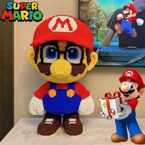 슈퍼 마리오 대형 조립 사이즈 나노블럭 인테리어 장식