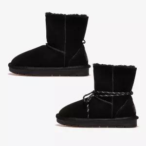 누오보 노아 리본 부츠 - S/BLACK {WLM}