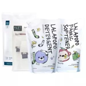 케이맘 랄라포포 완벽 빨래가이드패키지 목련향 세제리필+유연제리필+세탁망3종+특대형5P