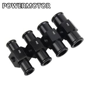 오토바이 수온 게이지 라디에이터 조인트 파이프 센서 블랙 18MM 호스 어댑터