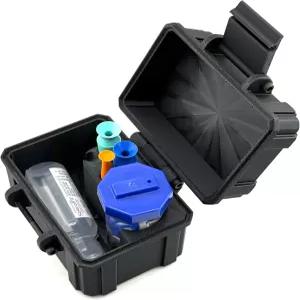 공막 렌즈 도구를 위한 수납공간이 있는 케이스 컴팩트 수납 블랙 USA 제작