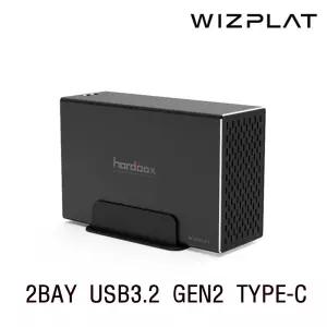 WIZ-20U31C USB3.2 TYPE-C타입 2베이 RAID 외장하드 4TB 4TBX1EA