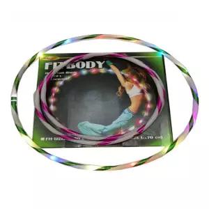 led 훌라 후프 운동 야간 다채로운 스포츠 무대 댄스 런닝램프 실내 배터리 조명