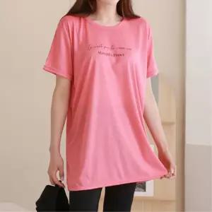 얇은 여성반팔 홈웨어 여름티셔츠 2개 홈웨어룩 상의