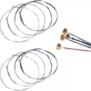 4/4 3/4 1/2 1/4 크기 바이올린용 현 풀세트 G-D-A-E 유니버설 니켈 도금 볼 엔드 스테인리스 스틸 코어