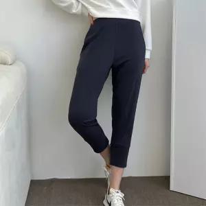 여성여름홈바지 편한 시보리 배기팬츠 8부 잠옷바지