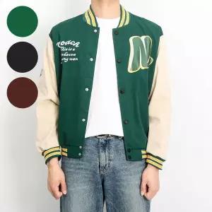 남성 야구점퍼 스타디움 남자 간절기 아우터 블루종 바시티자켓