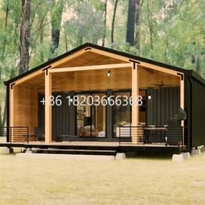 맞춤형 이동식 20피트 2~6개 침실 확장형 소형 주택 조립식 컨테이너 하우스 레스토랑 트레일러